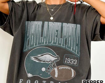 Philadelphia Football Vintage 90s Tee, Mascot Apparel, Retro Philly Game Day Shirt