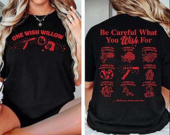 One Wish Willow Hoodie, Obsession Horror Movie Hoodie, Dark Aesthetic Pullover, Thriller Fan Gift
