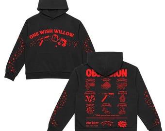 One Wish Willow Hoodie, Obsession Horror Movie Hoodie, Dark Aesthetic Pullover, Thriller Fan Gift