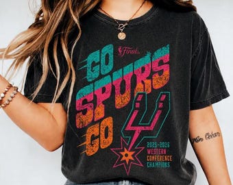 Go Spurs Go Finals Shirt, San Antonio Basketball Tee, 2026 Western Conference Champs Gift, Unisex Game Day T-Shirt