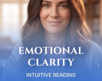 Lectura de Tarot para la Claridad Emocional / Guía para la Sanación, Alivio de la Ansiedad, Apoyo para Controlar los Pensamientos Excesivos y Autorreflexión