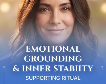 Ritual de conexión emocional y estabilidad interior, equilibrio emocional, relajación del sistema nervioso, seguridad interior, sanación emocional y conexión con la tierra.
