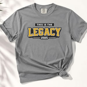 Legacy 1985 Shirt, 41st Birthday Retro Collegiate T-Shirt