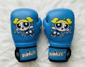Custom Cartoon Boxing Gloves, Personalized Fight Gear For MMA, Kids Training Glove, Muay Thai, Handcrafted  Gloves Set