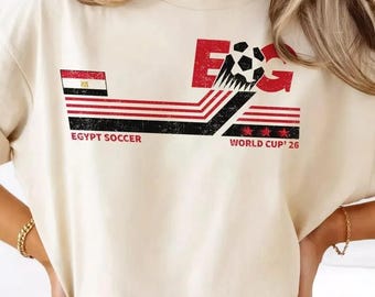 Egypt Soccer World Vintage Comfort Colors Shirt