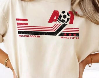 Austria Soccer World Vintage Comfort Colors Shirt