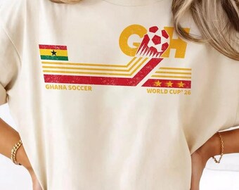 Ghana Soccer World Vintage Comfort Colors Shirt