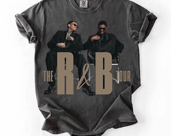 T14 Raymond Raymond The R&B Tour 2026 Shirt, Usher Raymond And Chris Raymond Tour 2026 Shirt, Chris Brown Usher Tour Tshirt