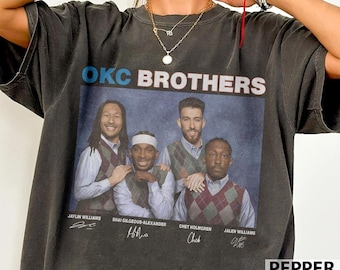 OKC Thunder Basketball Tee, Jalen Williams Shai Holmgren, Funny Step Bros Shirt, Gift For Fan