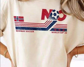 Norway Soccer World Vintage Comfort Colors Shirt