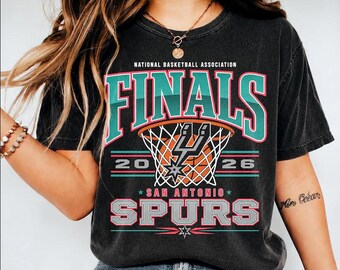 Antonio Spurs Finals Shirt, 2026 Basketball Tee, Vintage NBA Game Day Fan Gift, Unisex Sports T-Shirt