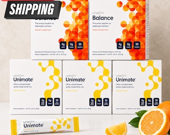 Unicity Balance & Unimate Wellness Bundle | Daily Nutrition, Natural Fiber Energy Support Drink Mix