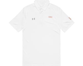 Kleines Schrift-Logo-Polo-Shirt | Besticktes Performance Polo