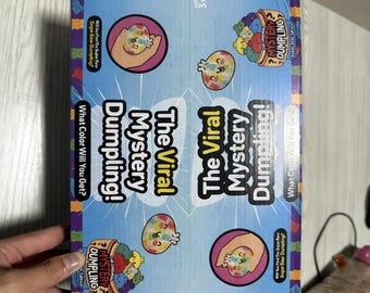 Viral Mystery Dumpling Blind Box-leksak, Färgglada Squishy Buns Set