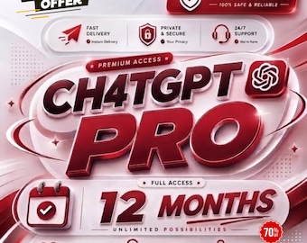 Acceso a Chatgpt Pro por 12 meses