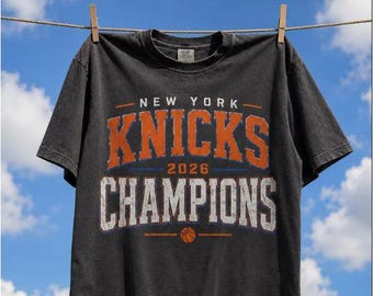 New York Knicks Champions Shirt 2026,New York Basketball Tee, Vintage Knicks T-Shirt, NBA Fan Shirt, Basketball Graphic Tee, Fan Gift
