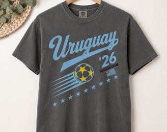 Vintage Uruguay Soccer Comfort Colors Shirt, 90s Uruguay Tee Football Team World Cup 2026 Sweatshirt