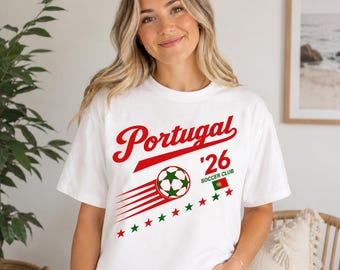 Vintage Portugal Soccer Comfort Colors Shirt, 90s Portugal Tee Football Team World Cup 2026 Sweatshirt