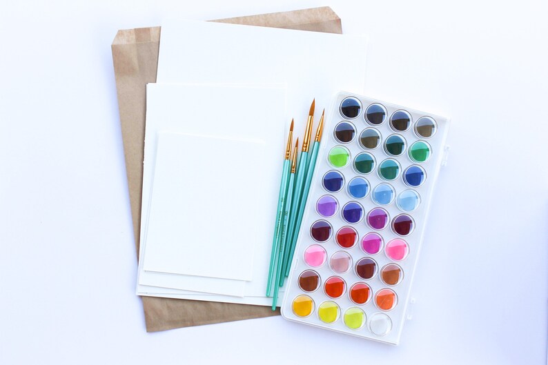 Watercolor Starter Kit Etsy