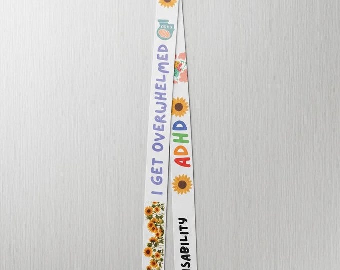 Breakaway Lanyards... ADHD... Anxiety... Allergy... Hidden disability... Autism... Extra help... Overwhelmed... Toy/Sensory/Fidget