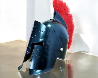 Greek Corinthian Helmet Spartan Helmet Medieval Knight Cosplay Armor Warrior LARP Costume Gift