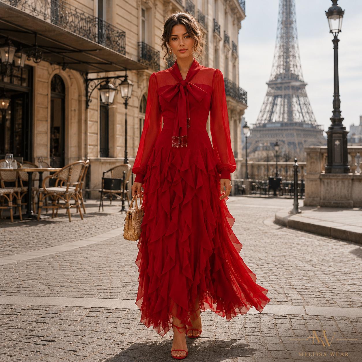 Red Bridesmaid Dress