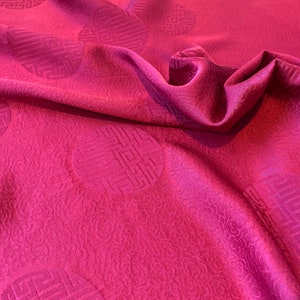 Chinese silk brocade fabric