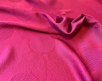 Chinese silk brocade fabric