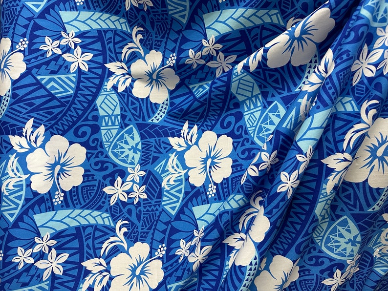 Polynesian/ Hawaiian Tribal Print 100% Cotton image 7