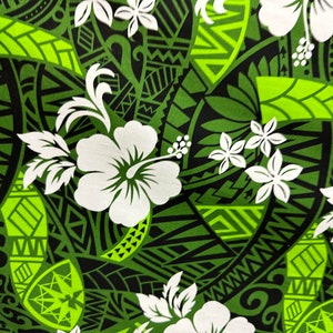 Polynesian/ Hawaiian Tribal Print 100% Cotton image 5