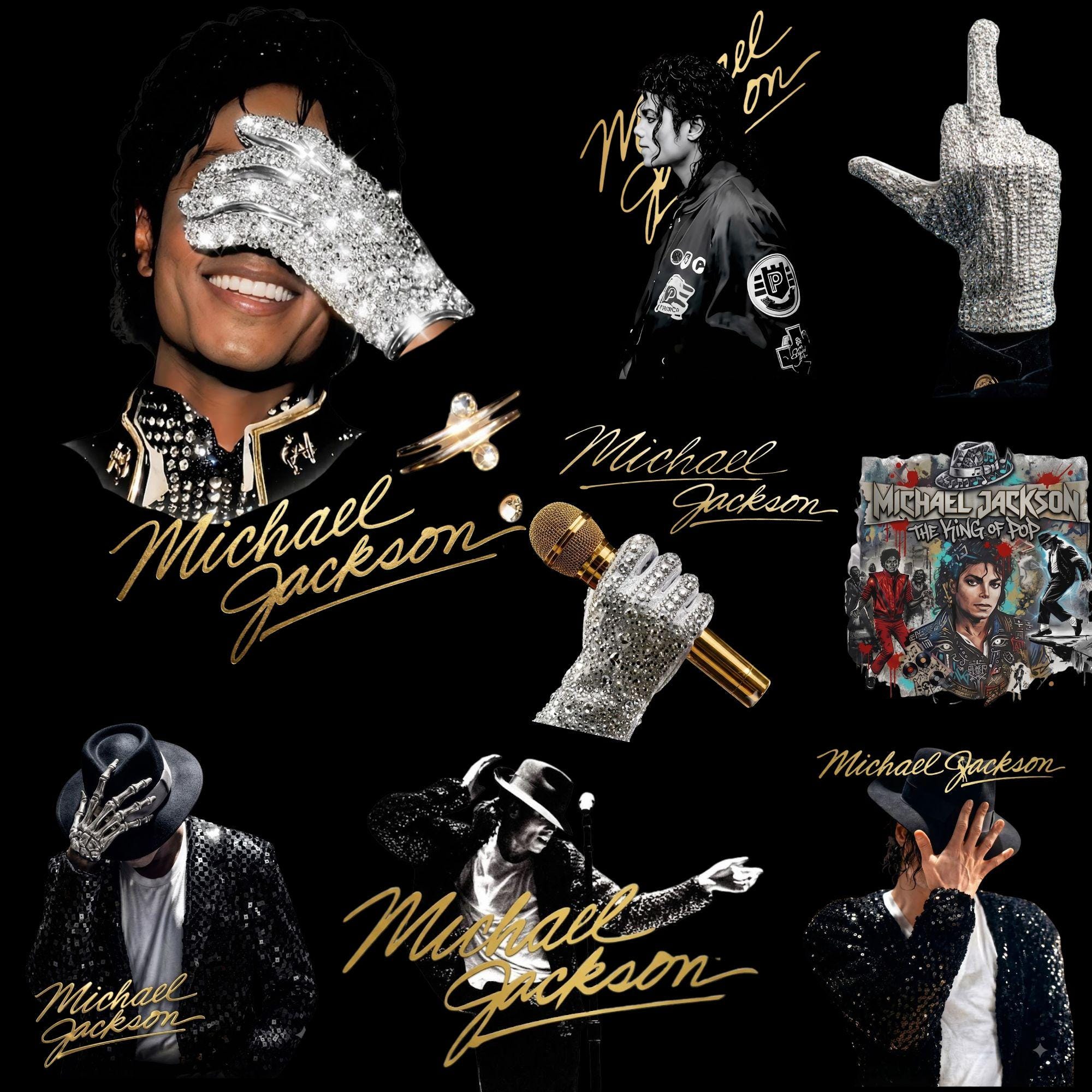 Michael Jackson Glove Svg - Etsy