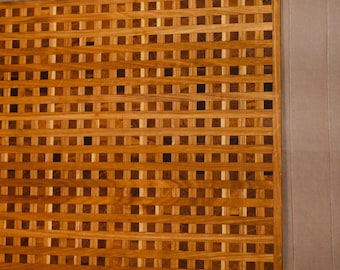 End Grain Wood Cutting Board – Geometric Pattern Kitchen Decor