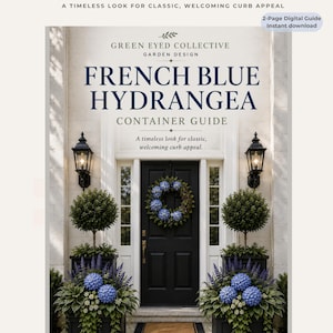 Guide till krukor för fransk blå hortensia – Design av kruka med främre entré (digital nedladdning)