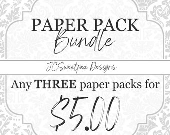 Three Paper Pack Bundle - SALE