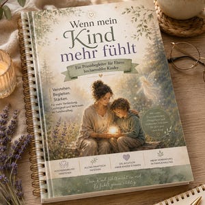 When My Child Feels More | Practical Guide for Parents of Highly Sensitive Children | 39-page PDF | Emotion Wheel, Impulse Cards & Everyday Help