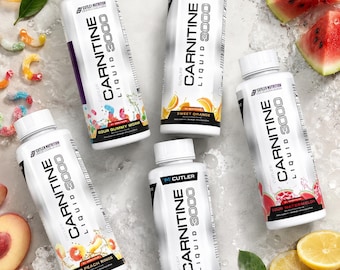 Liquid Carnitine 3000 Fruity Flavor Wellness Bottle Collection Gym Lifestyle Supply