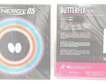 Butterfly Tenergy 05 Table Tennis Rubber, 2.1 mm, Red