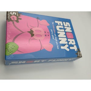 Snort Funny The Oinkredible You Laugh You Lose Party Game New Sealed Pig Snouts image 2