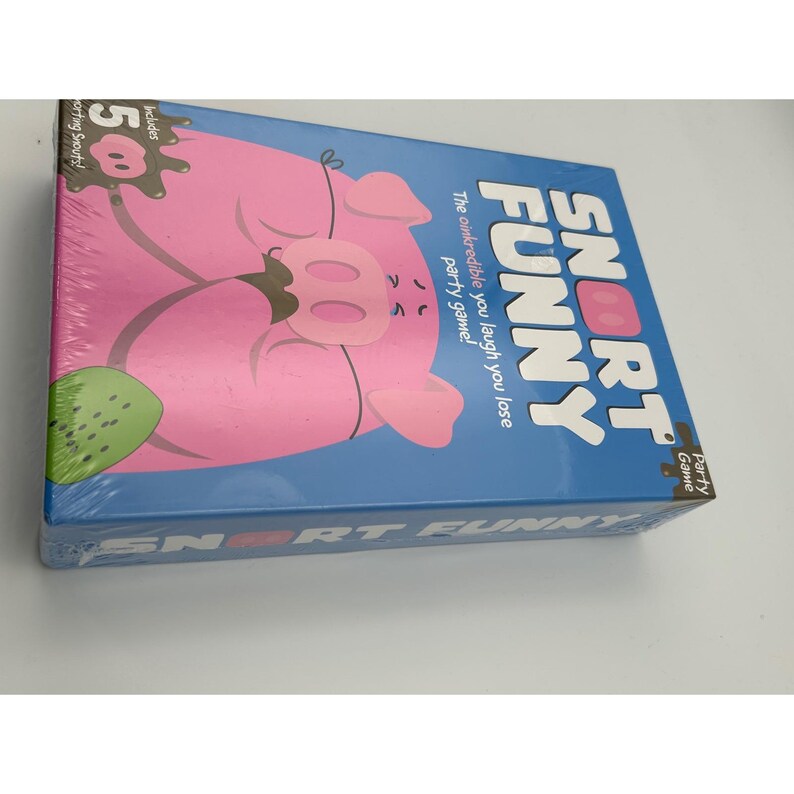 Snort Funny The Oinkredible You Laugh You Lose Party Game New Sealed Pig Snouts image 2