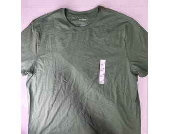 Goodfellow & Co Mens Every Wear Tee Sage Green Crewneck T-Shirt XL Standard Fit