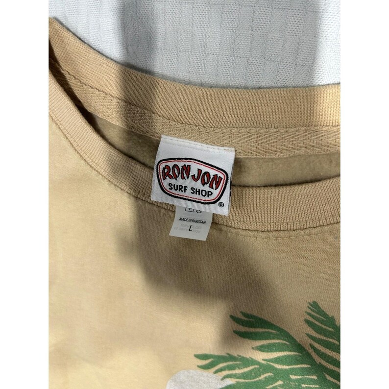 Ron Jon Surf Shop Cocoa Beach Bluza z nadrukiem w kolorze brązowym, męska, rozmiar L zdjęcie 4