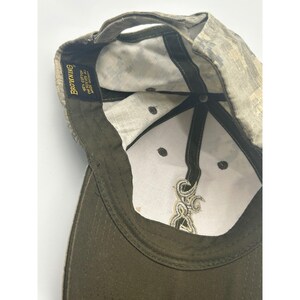 Browning Digital Camo Ripstop Hat Mens Buckmark Logo Adjustable Baseball Cap image 3