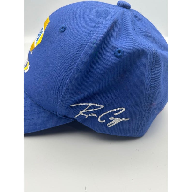 Boné de beisebol azul com fecho de pressão NAPA Racing Ron Capps GearWrench, inspirado no NHRA Funny Car. imagem 3