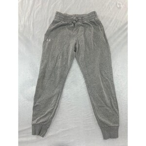 Under Armour Herren Kleine Grau Fleece Jogger Jogginghose Sporthose mit Kordelzug