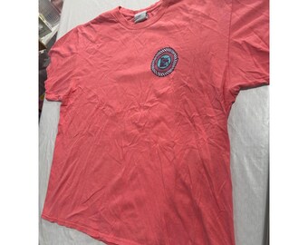 T-shirt graphique Minnesota State T-shirt rose corail à manches courtes et col rond