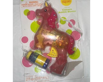 Sun Squad Light-Up Unicorn Bubble Blaster roze buitenspeelgoed voor kinderen met oplossing