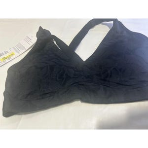 Jockey Generation Smooth Touch Lace Bralette Black Floral Microfiber Size Medium image 2