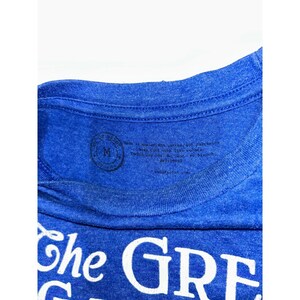 The Great Gatsby F Scott Fitzgerald Graphic T-Shirt Blue Heather Mens Medium image 3