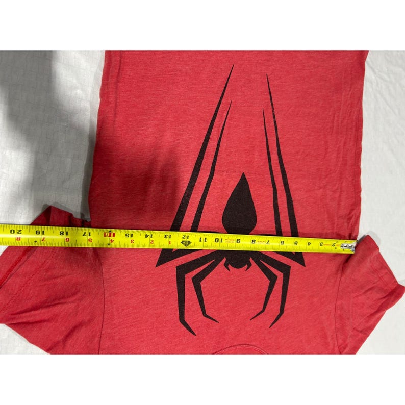 vintage Gap Marvel Spider-Man, logo graphique rouge chiné XS, pré-2007 image 3