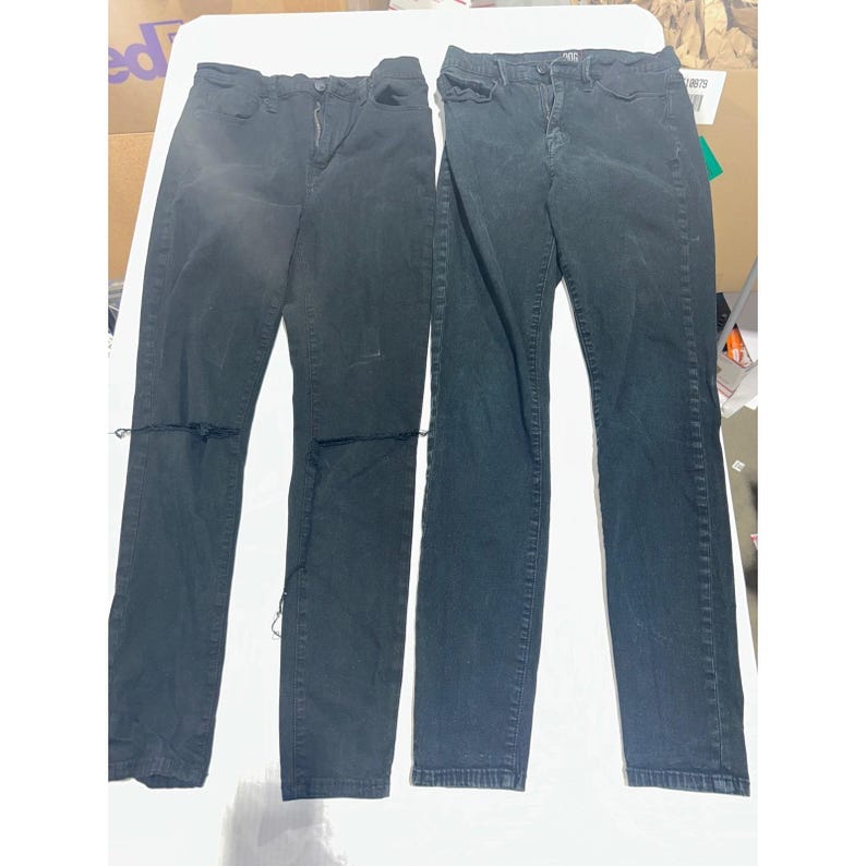 BDG Urban Outfitters Skinny Jeans Bundle Black Distressed & Solid Mens 28 25 image 2